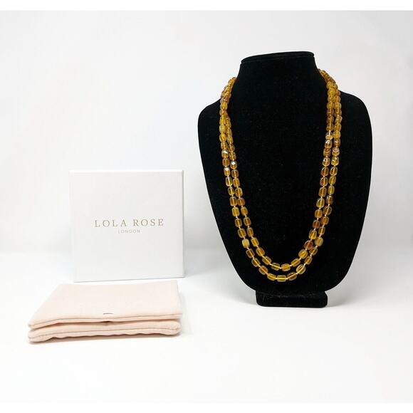 Lola Rose Jewelry - Lola Rose Ruby Rae Yellow Amber Agate Necklace 56 Inches